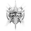 crusader giger tattoo design idea