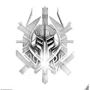 crusader giger tattoo design idea