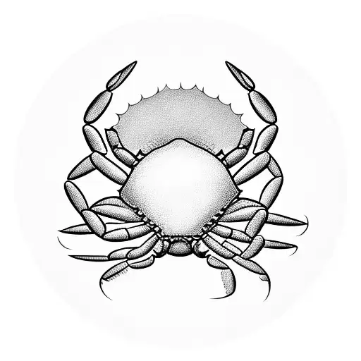 Cancer: The crab symbol can be placed at the top of the circle, symbolizing the Cancer sign. Leo: On one side of the cir tattoo design idea