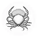 Cancer: The crab symbol can be placed at the top of the circle, symbolizing the Cancer sign. Leo: On one side of the cir tattoo design idea