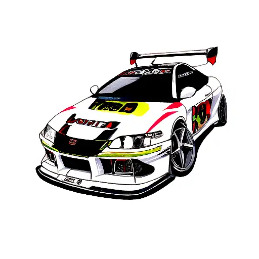 honda integra dc5 tattoo design idea