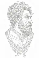 marcus aurelius tattoo design idea