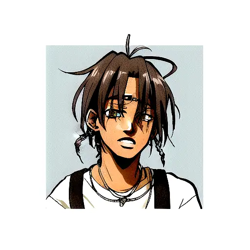 Just started a travis scott anime thing cuz i was bored lol. My first  attempt at ever making any rapper into an anime guy, do i finish it? : r/ travisscott