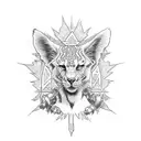 travis scott tattoo design idea