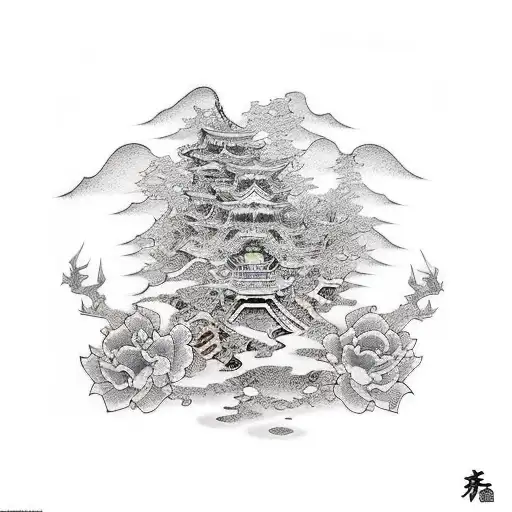 showing challenges tattoo design idea