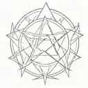 An ancient symbol representing anarchy, with a touch of mystery and history tattoo design idea