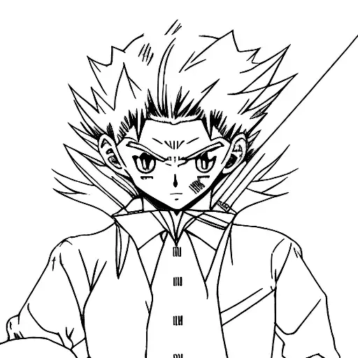 hunter x hunter small  tattoo design idea