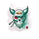 Chi la dura la vince tattoo design idea