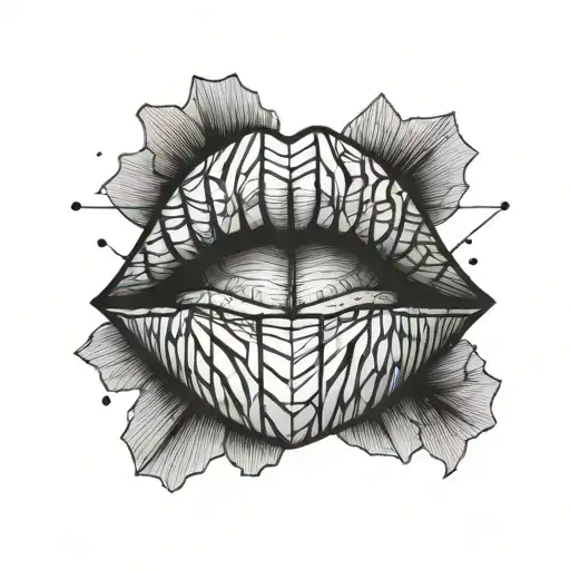 loose lips ,  sink ships tattoo design idea