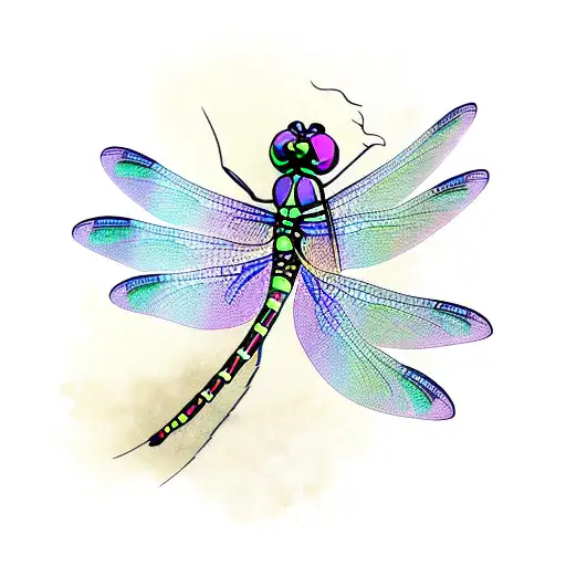 dragonfly tattoo design idea