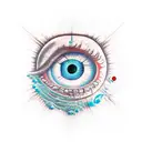 Evil Eye tattoo design idea