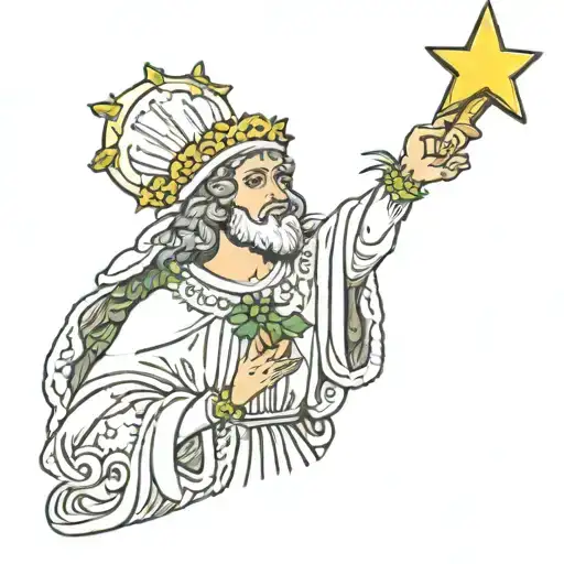 santa lucia born in st croix tattoo design idea