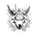 lobo tattoo design idea