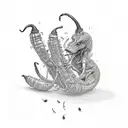 red hot chilli peppers by the way heavy glowed tattoo design idea