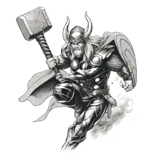 Thor tattoo design idea