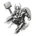 Thor tattoo design idea