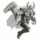 Thor tattoo design idea