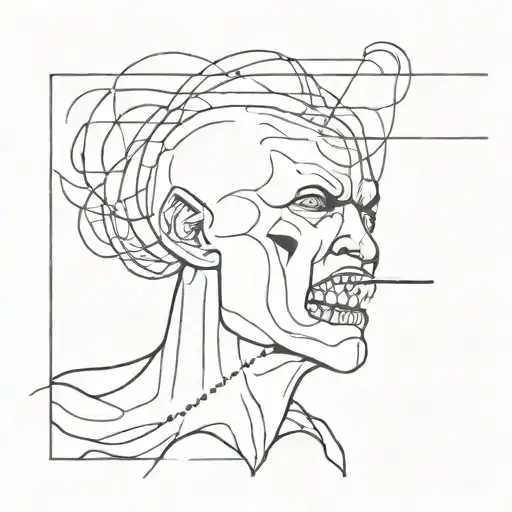 old habbits die SCREAMING tattoo design idea