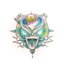 alien stoner  tattoo design idea