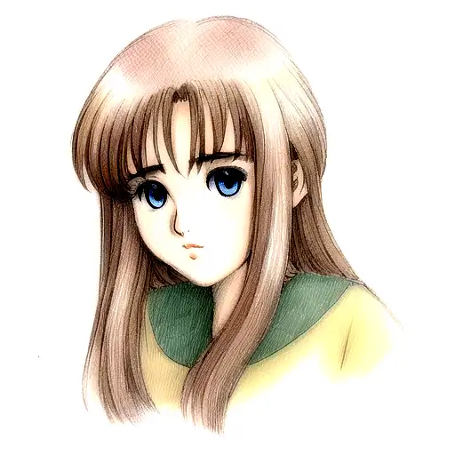 A realistic portrait of Mew using traditional style tattoo design idea