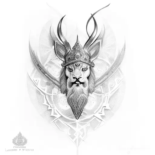 prénom "Yeshua" entouré de feuilles de laurier  tattoo design idea