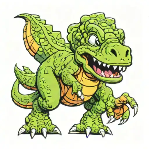 little foot from land before time  tattoo design idea