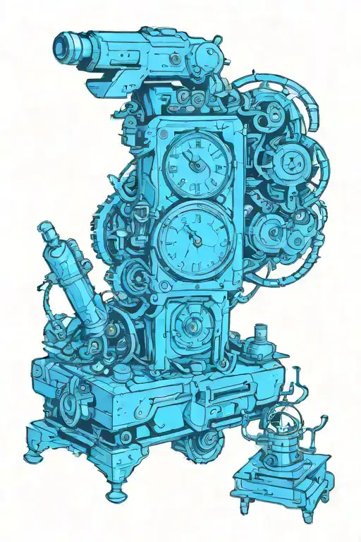 Time Machine tattoo design idea