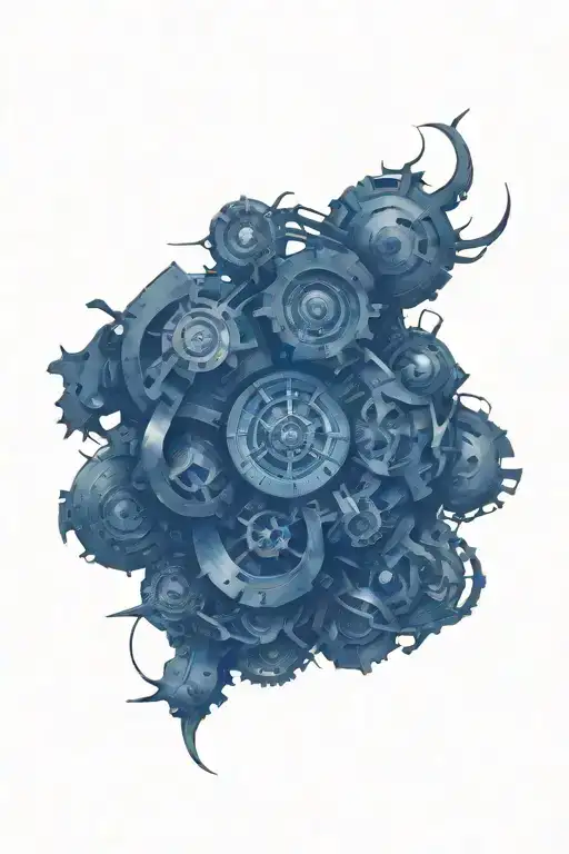 Time Machine tattoo design idea