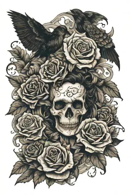Murder Mystery tattoo design idea