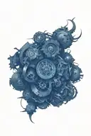 Time Machine tattoo design idea