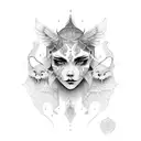 Lilith tattoo design idea