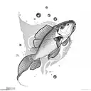 Koi Fish tattoo design idea