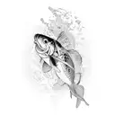 Koi Fish tattoo design idea