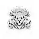 Jisna  Diya Elaina Deon tattoo design idea