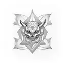 NUMBER 7 tattoo design idea