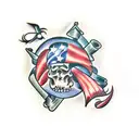 haunted tattoo design idea