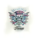 haunted tattoo design idea