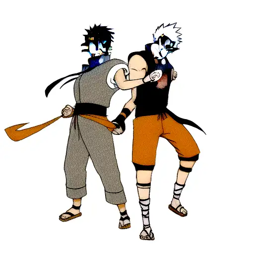 naruto vs sasuke tattoo design idea