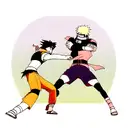 naruto vs sasuke tattoo design idea