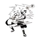 naruto vs sasuke tattoo design idea