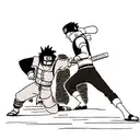 naruto vs sasuke tattoo design idea