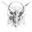 sagittarius and aries  tattoo design idea