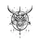 sagittarius and aries  tattoo design idea