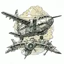 combines your passion your love for traveling and making memories, reflecting your close relationship with Cristina tattoo design idea