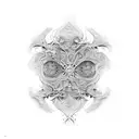 Fractals tattoo design idea