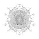 Fractals tattoo design idea