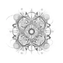 Fractals tattoo design idea