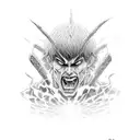 Eren Yeager rumbling with colossal titans standing behind Eren Yeager  tattoo design idea