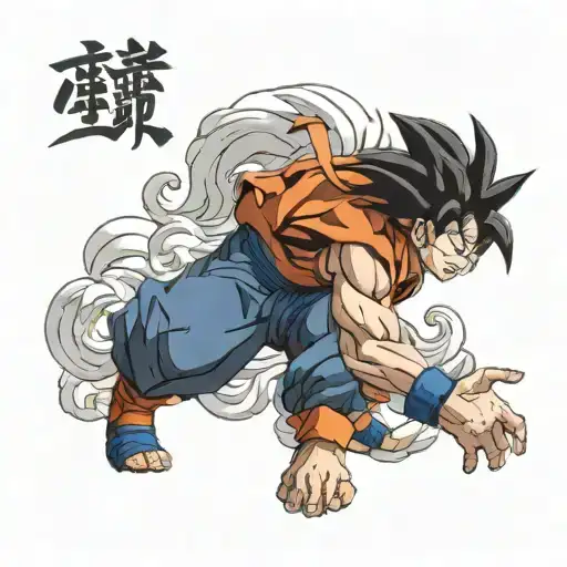 goku ultra instinct goku tattoo design idea