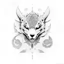 zenitsu tattoo design idea